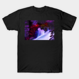 Nature with a Twist Waterfall Closeup T-Shirt